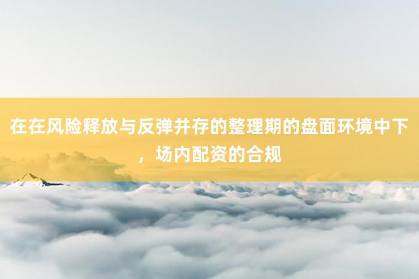 在在风险释放与反弹并存的整理期的盘面环境中下，场内配资的合规